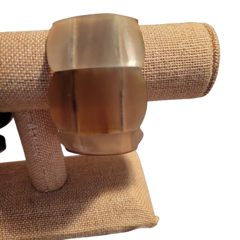Chunky Brown Bangle Bracelet